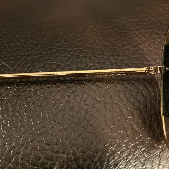 Christian Dior women’s logo gold split 1 aviator sunglasses - Picture 6 of 6